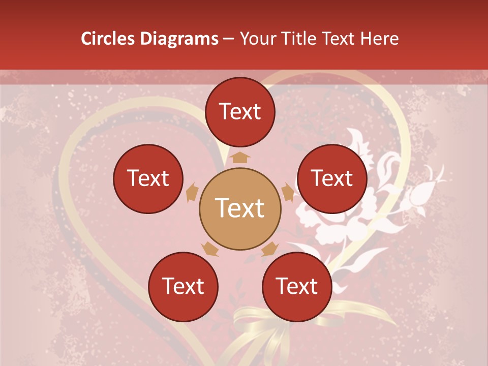 Grunge Gold Design PowerPoint Template