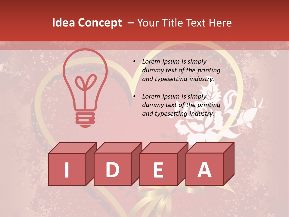 Grunge Gold Design PowerPoint Template