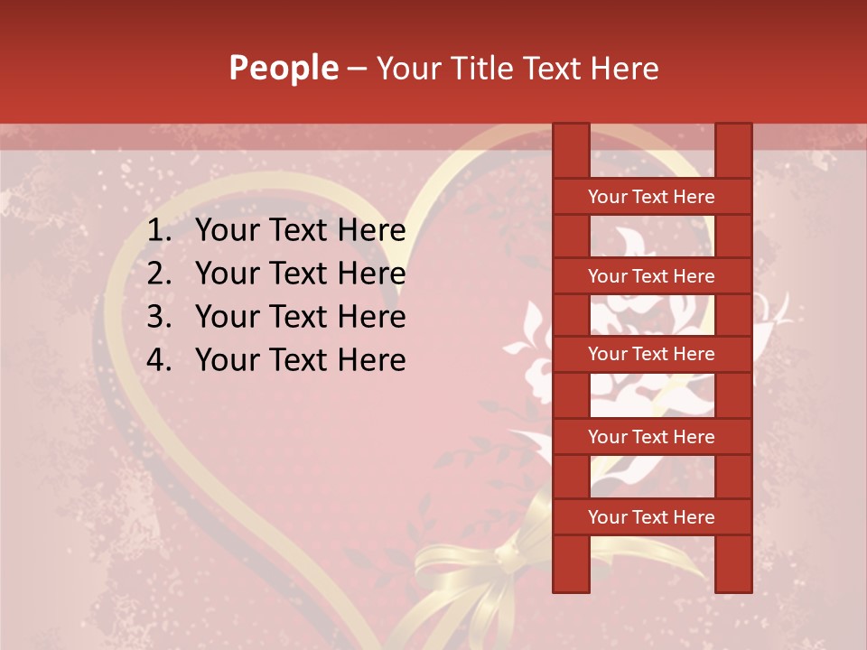 Grunge Gold Design PowerPoint Template
