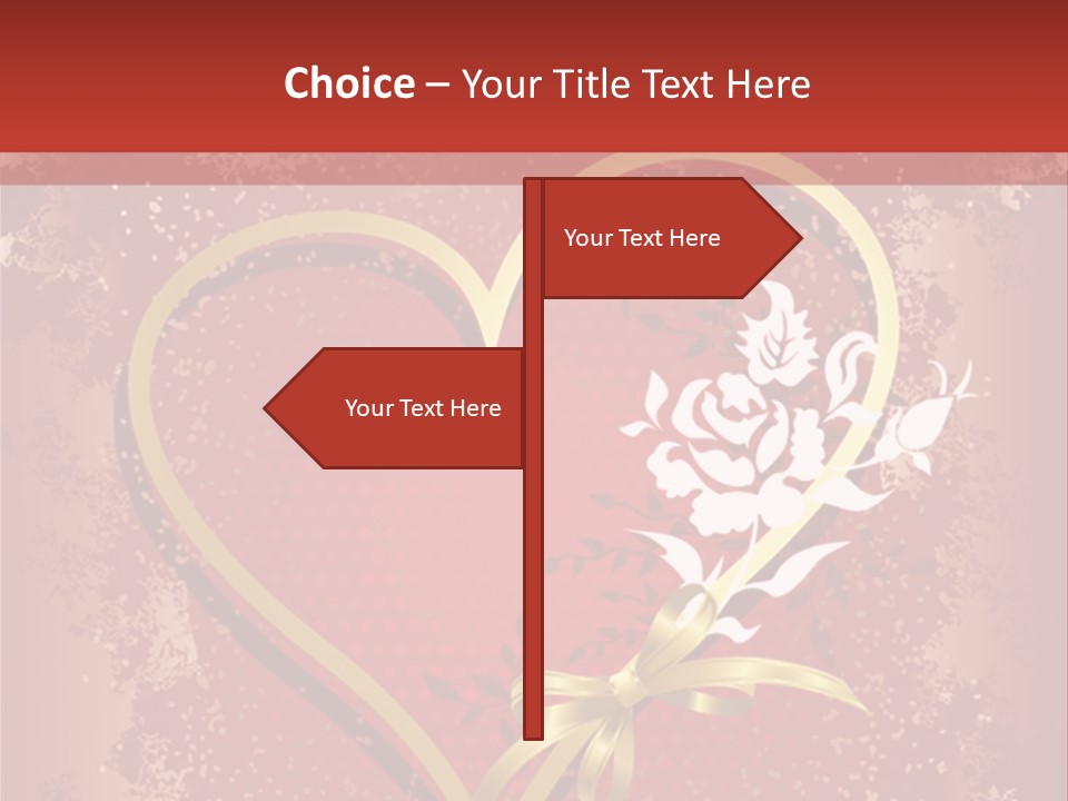 Grunge Gold Design PowerPoint Template