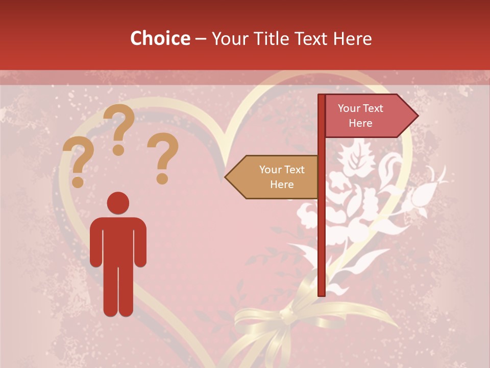 Grunge Gold Design PowerPoint Template