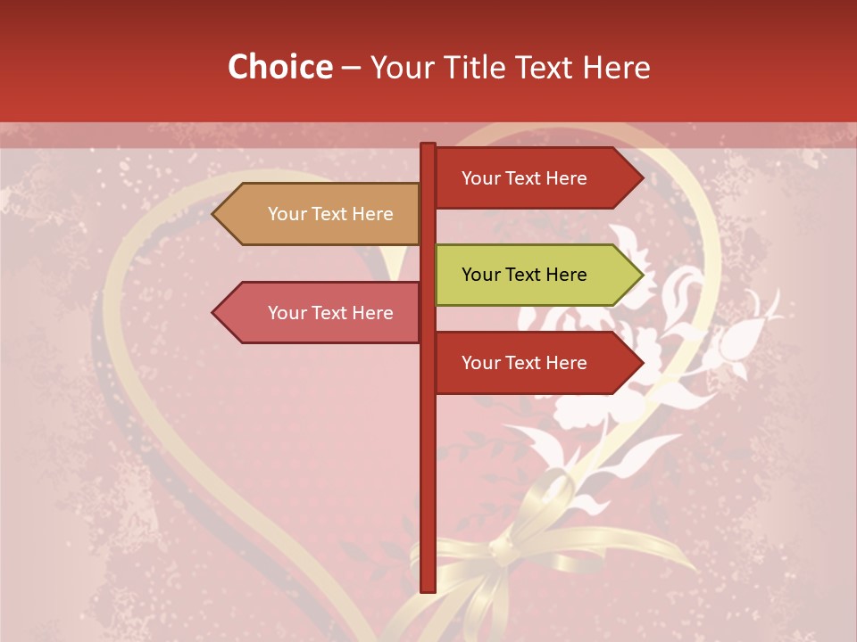 Grunge Gold Design PowerPoint Template