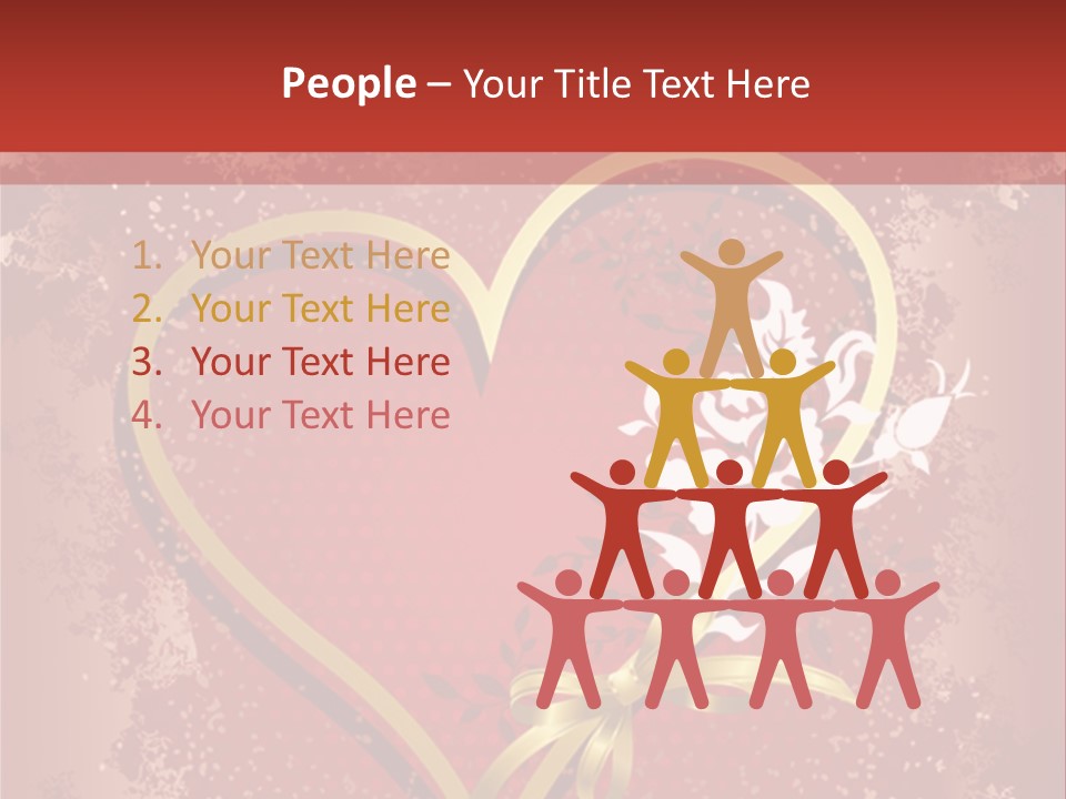 Grunge Gold Design PowerPoint Template