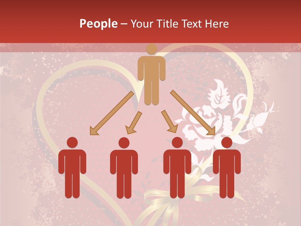 Grunge Gold Design PowerPoint Template