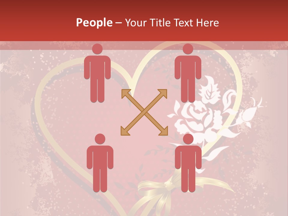 Grunge Gold Design PowerPoint Template