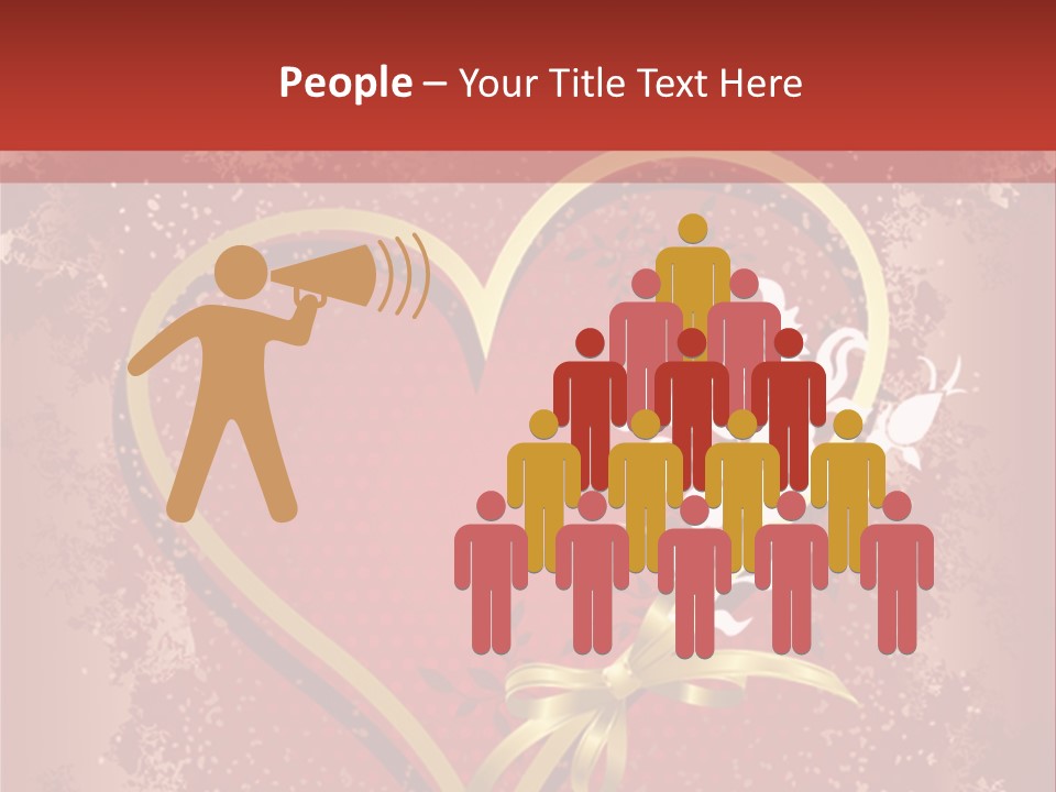 Grunge Gold Design PowerPoint Template