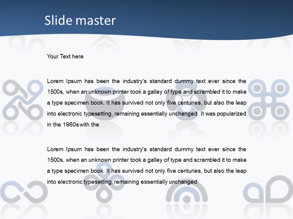 Floral Sparse Set PowerPoint Template