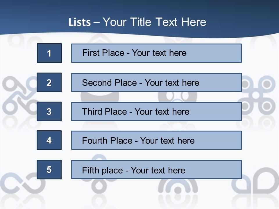 Floral Sparse Set PowerPoint Template