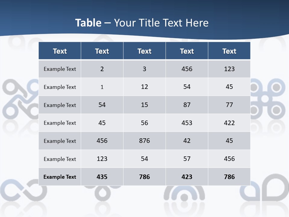 Floral Sparse Set PowerPoint Template