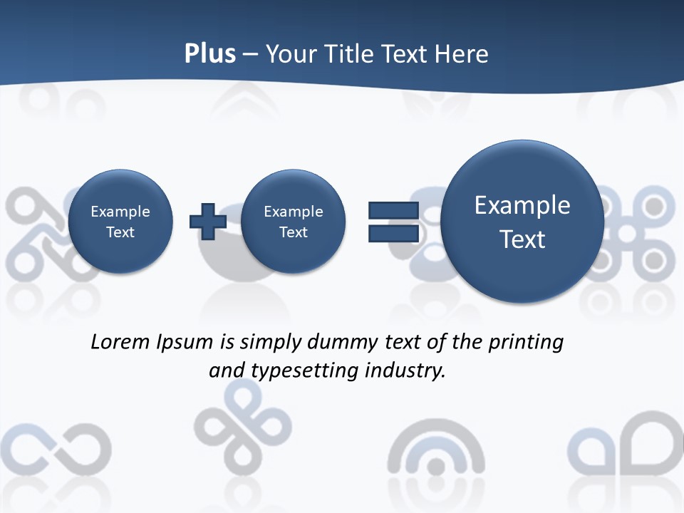 Floral Sparse Set PowerPoint Template