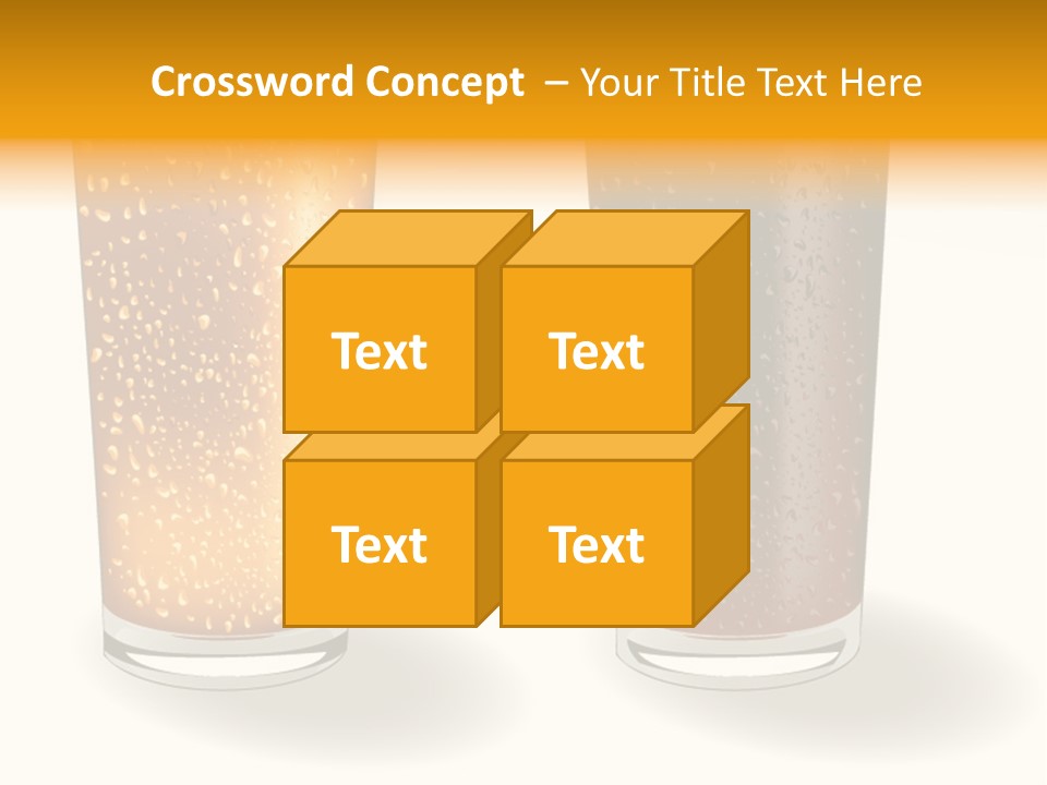 Facer Illustration Beer PowerPoint Template