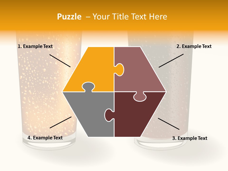 Facer Illustration Beer PowerPoint Template