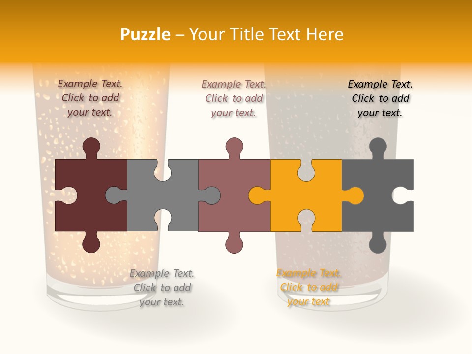 Facer Illustration Beer PowerPoint Template