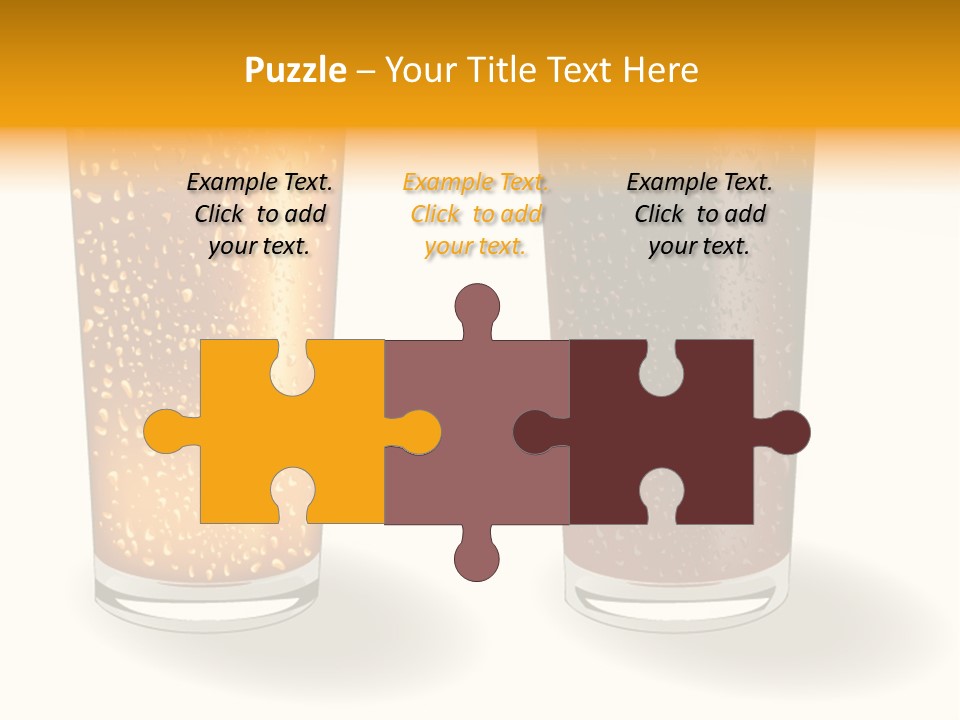 Facer Illustration Beer PowerPoint Template