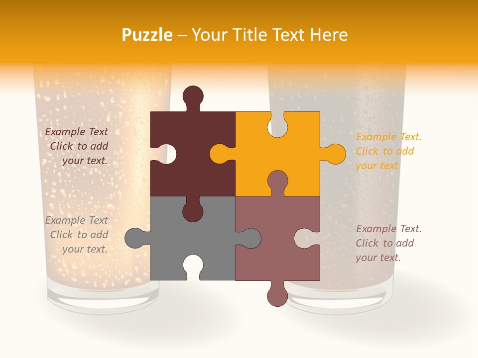 Facer Illustration Beer PowerPoint Template