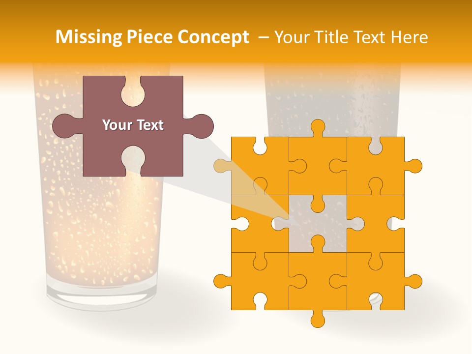 Facer Illustration Beer PowerPoint Template