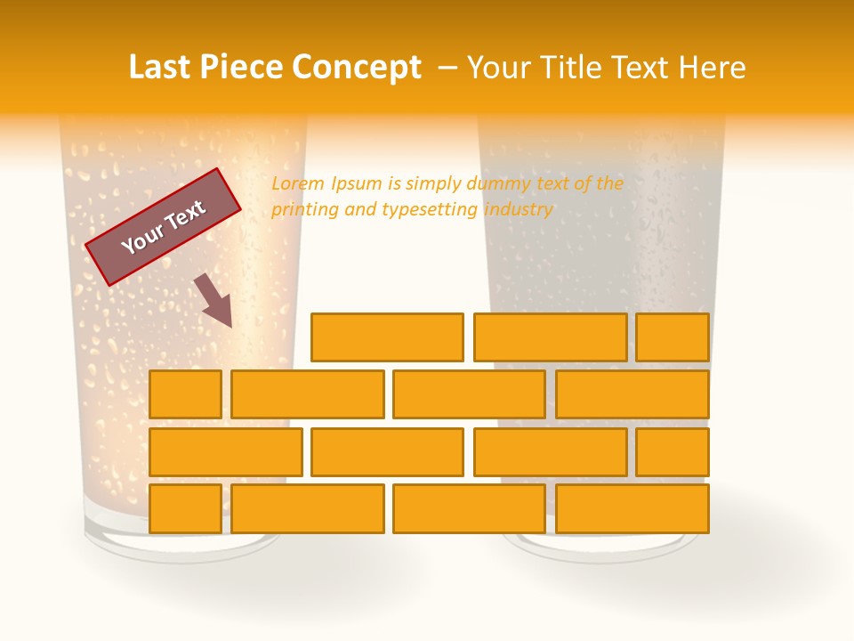 Facer Illustration Beer PowerPoint Template