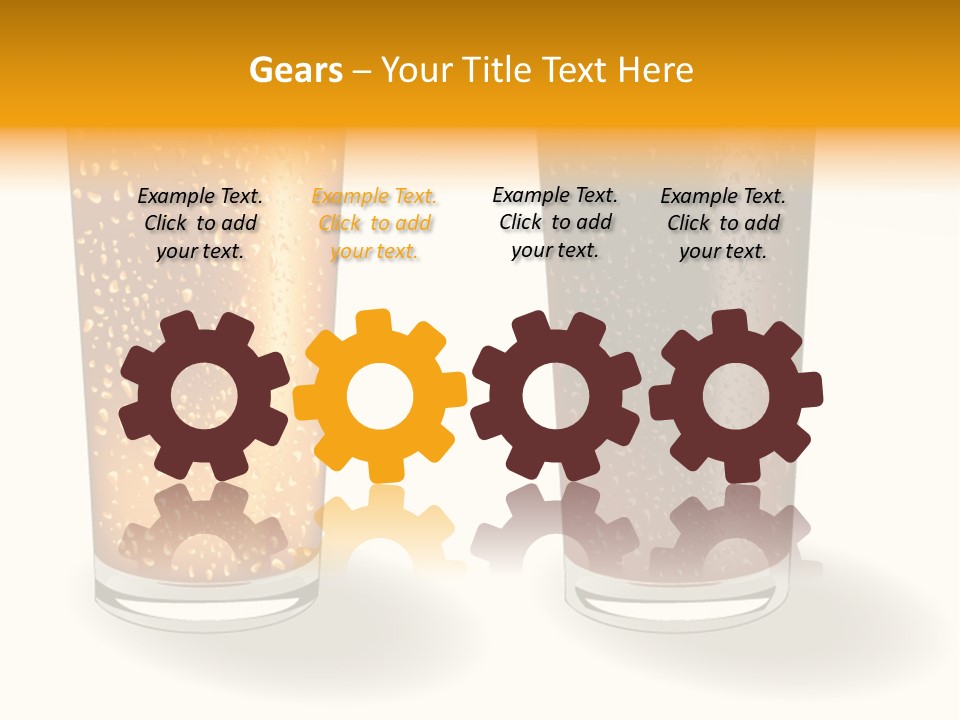 Facer Illustration Beer PowerPoint Template