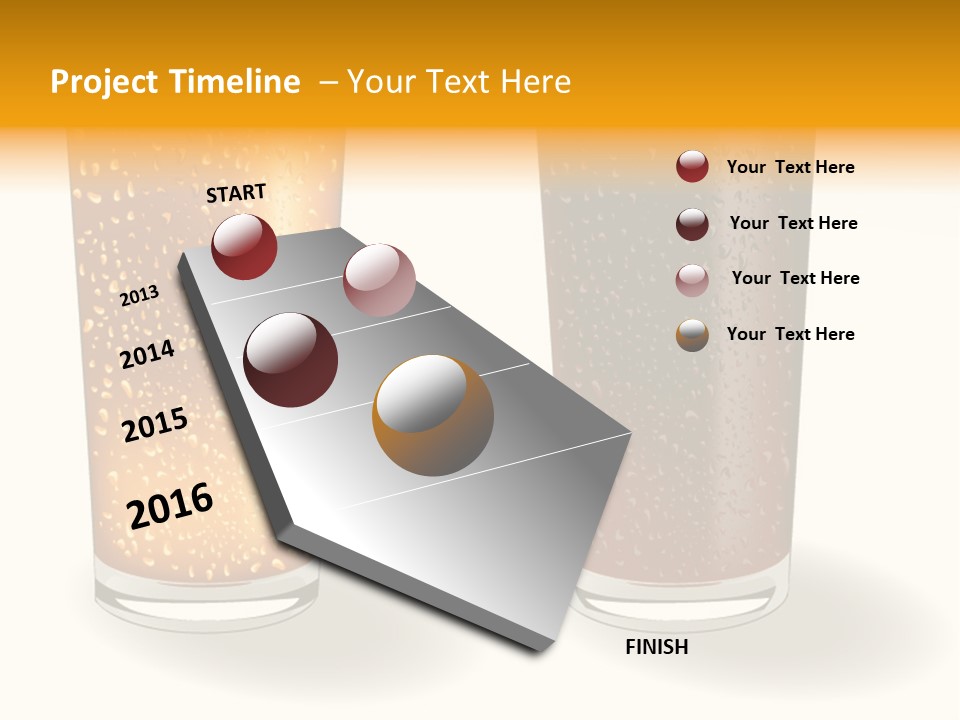Facer Illustration Beer PowerPoint Template