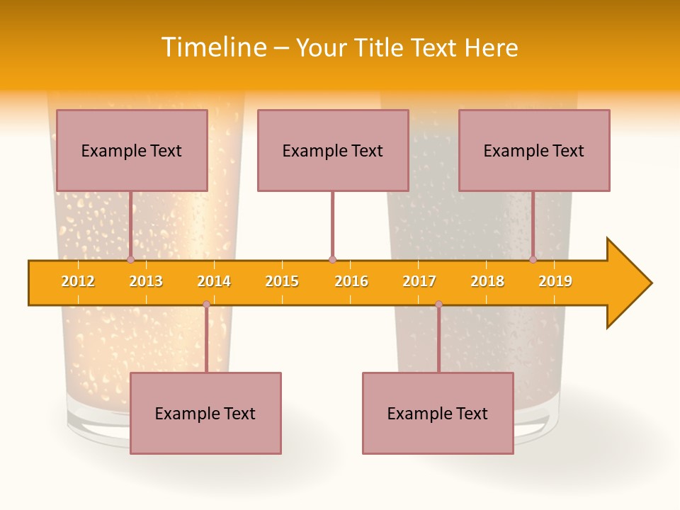 Facer Illustration Beer PowerPoint Template
