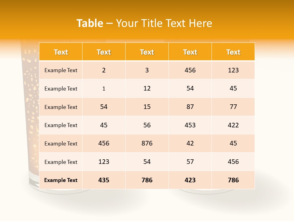 Facer Illustration Beer PowerPoint Template