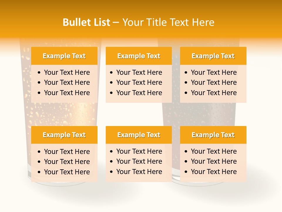 Facer Illustration Beer PowerPoint Template