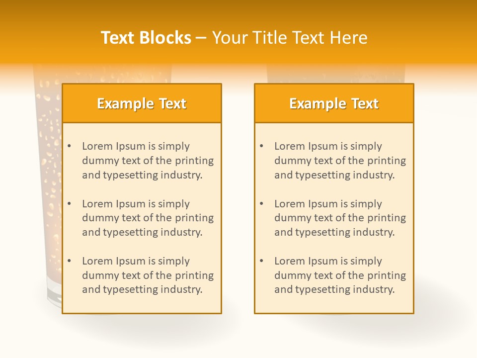 Facer Illustration Beer PowerPoint Template