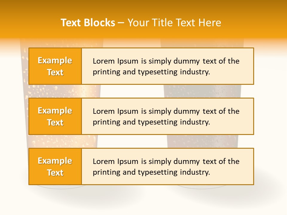 Facer Illustration Beer PowerPoint Template