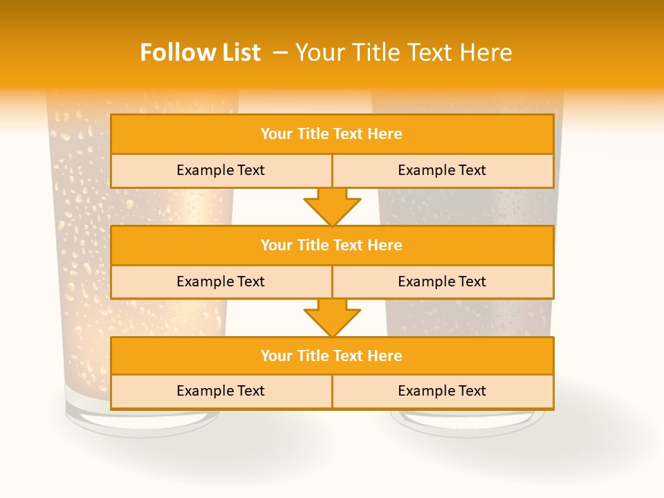 Facer Illustration Beer PowerPoint Template
