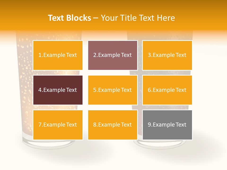 Facer Illustration Beer PowerPoint Template