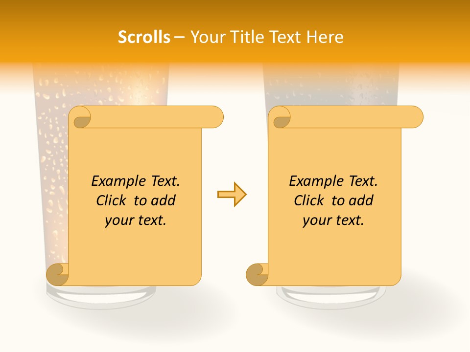 Facer Illustration Beer PowerPoint Template