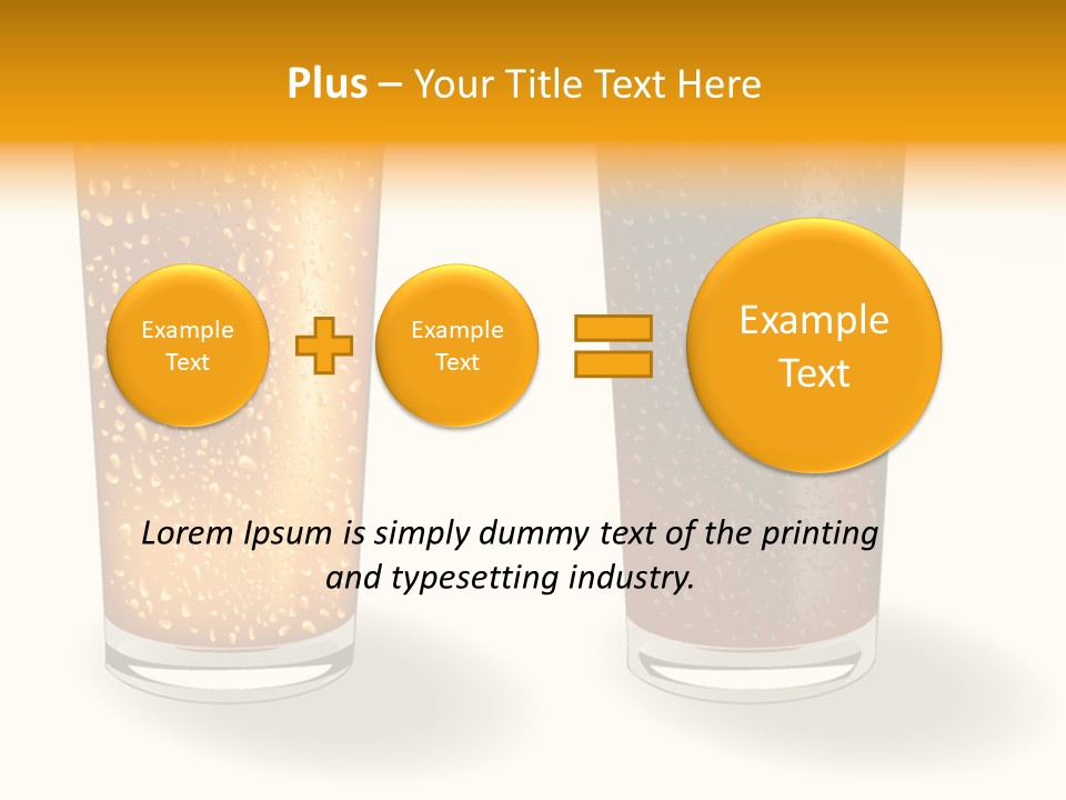 Facer Illustration Beer PowerPoint Template