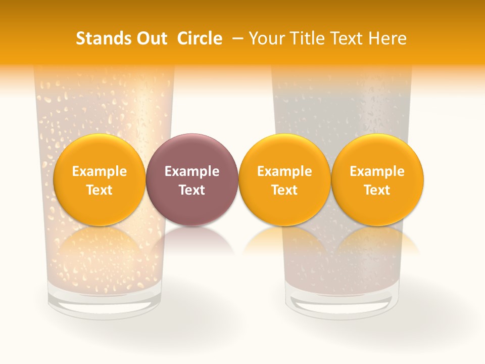 Facer Illustration Beer PowerPoint Template