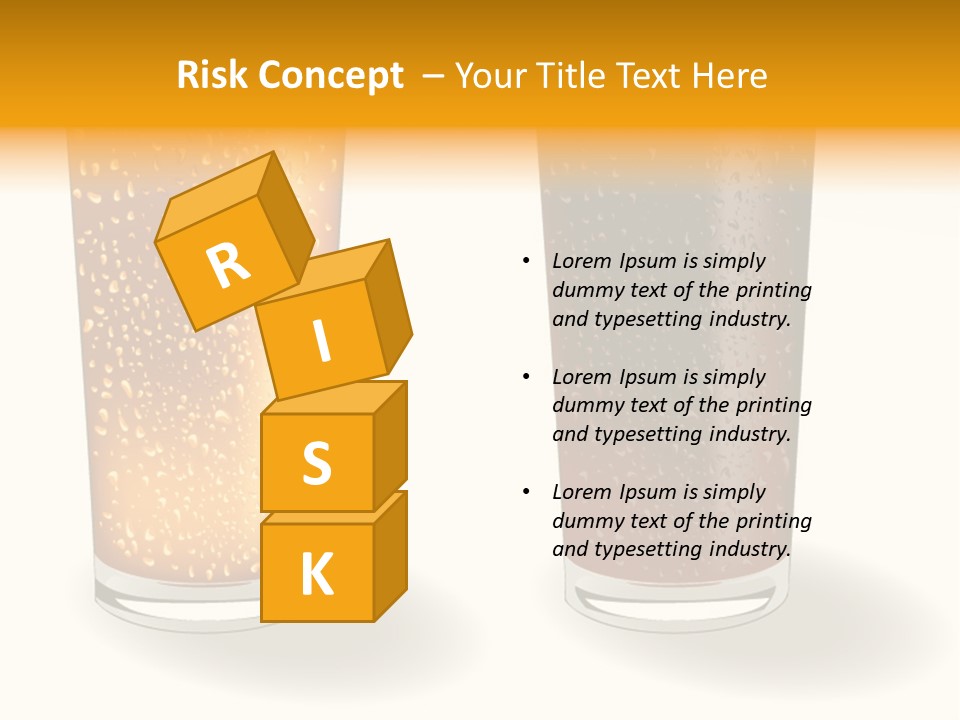 Facer Illustration Beer PowerPoint Template