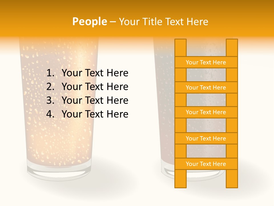 Facer Illustration Beer PowerPoint Template