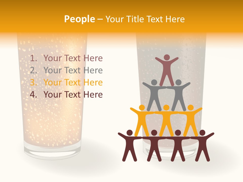 Facer Illustration Beer PowerPoint Template