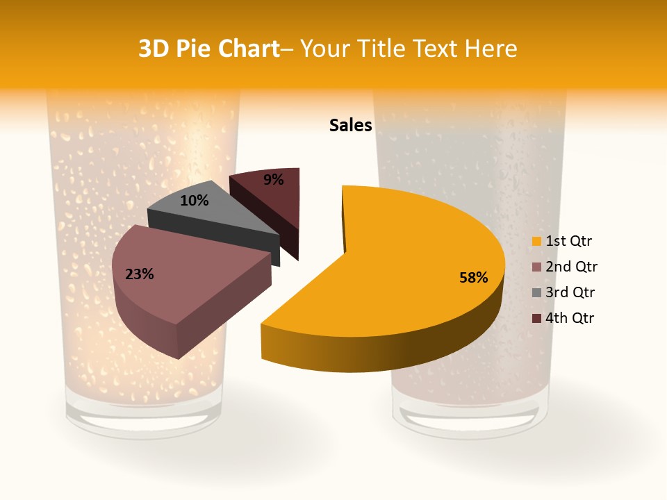 Facer Illustration Beer PowerPoint Template
