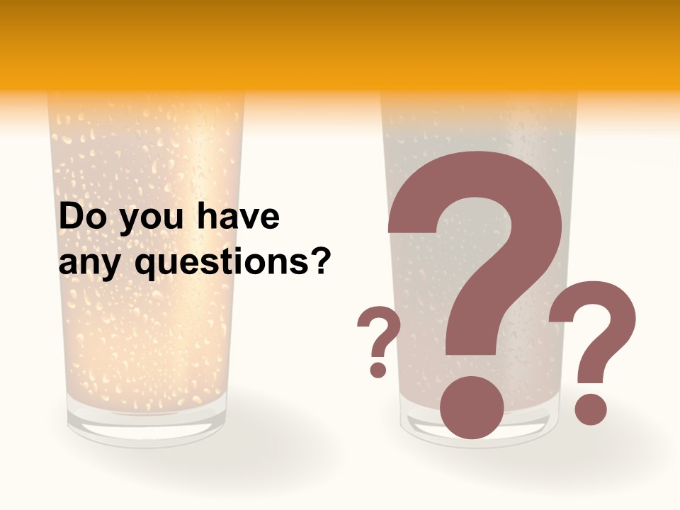 Facer Illustration Beer PowerPoint Template