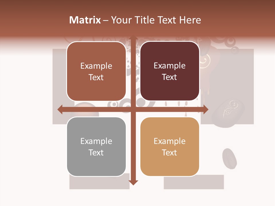 Liquid Chocolate Beige PowerPoint Template