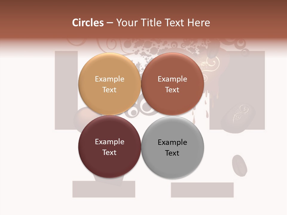 Liquid Chocolate Beige PowerPoint Template