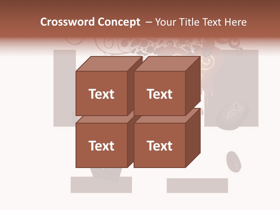 Liquid Chocolate Beige PowerPoint Template