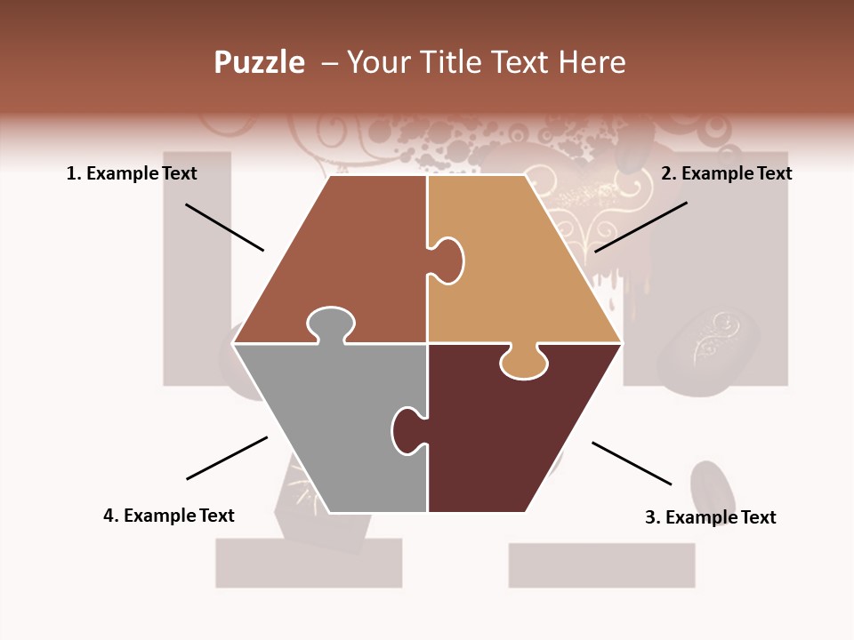 Liquid Chocolate Beige PowerPoint Template