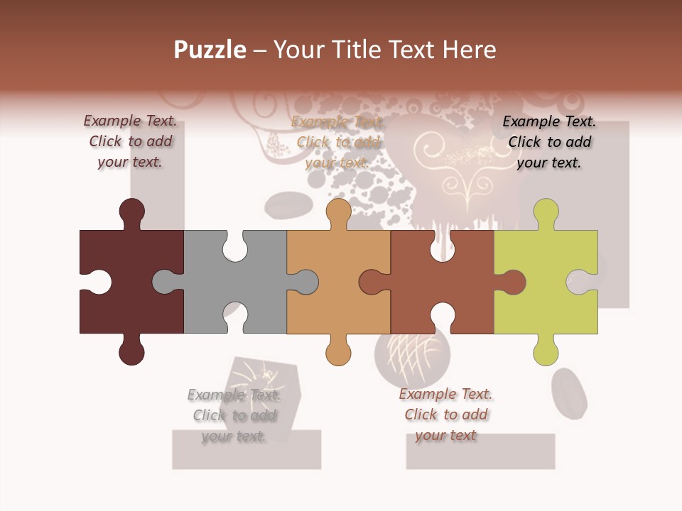 Liquid Chocolate Beige PowerPoint Template