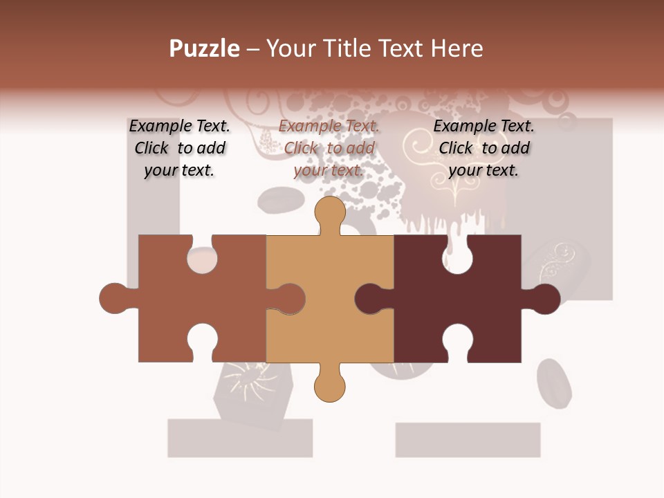 Liquid Chocolate Beige PowerPoint Template