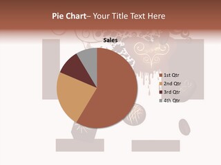 Liquid Chocolate Beige PowerPoint Template