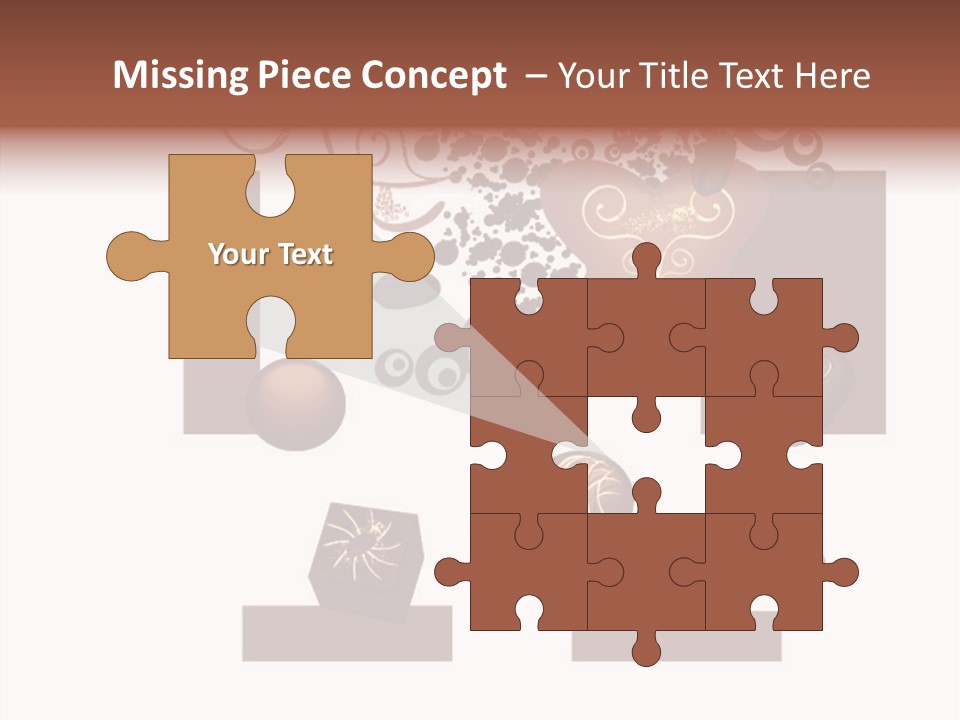 Liquid Chocolate Beige PowerPoint Template