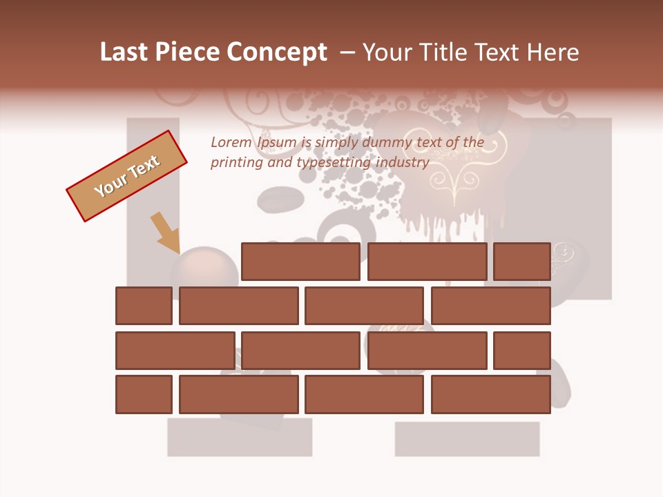 Liquid Chocolate Beige PowerPoint Template