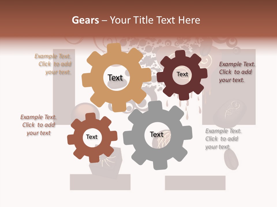 Liquid Chocolate Beige PowerPoint Template