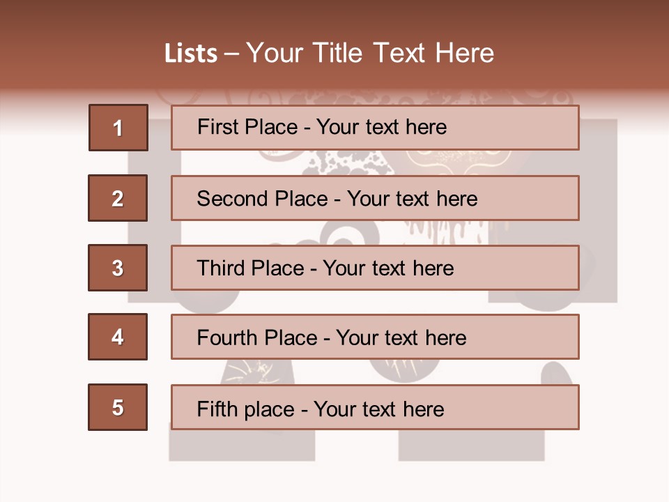 Liquid Chocolate Beige PowerPoint Template