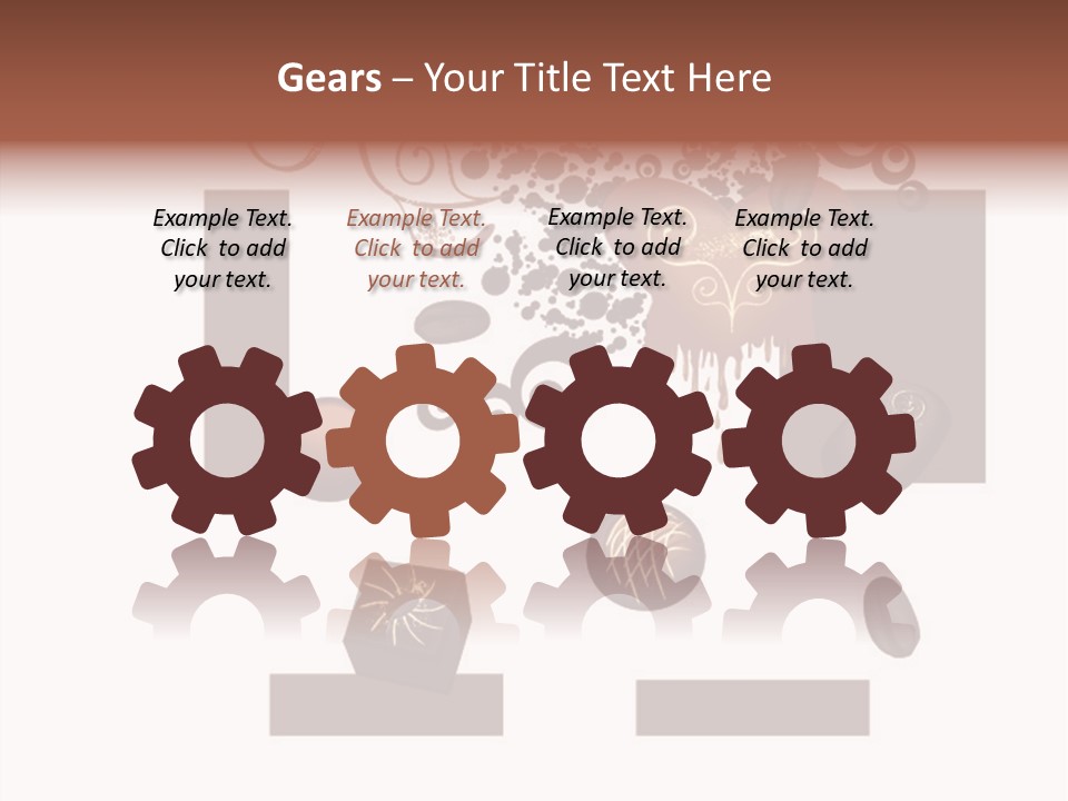 Liquid Chocolate Beige PowerPoint Template